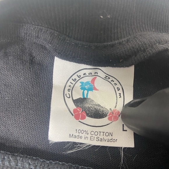 Vintage American Thunder Single Stitch Shirt Mens Large Native Bull Skull 90s - Picture 5 of 8